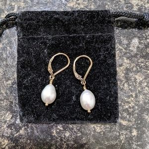 Grandma's timeless pearl drop earrings
